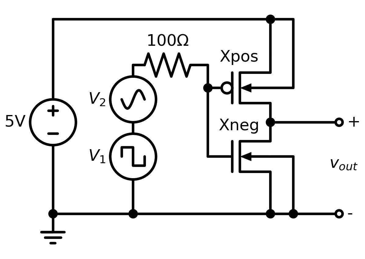 CMOS Inverter Circuit Diagram
