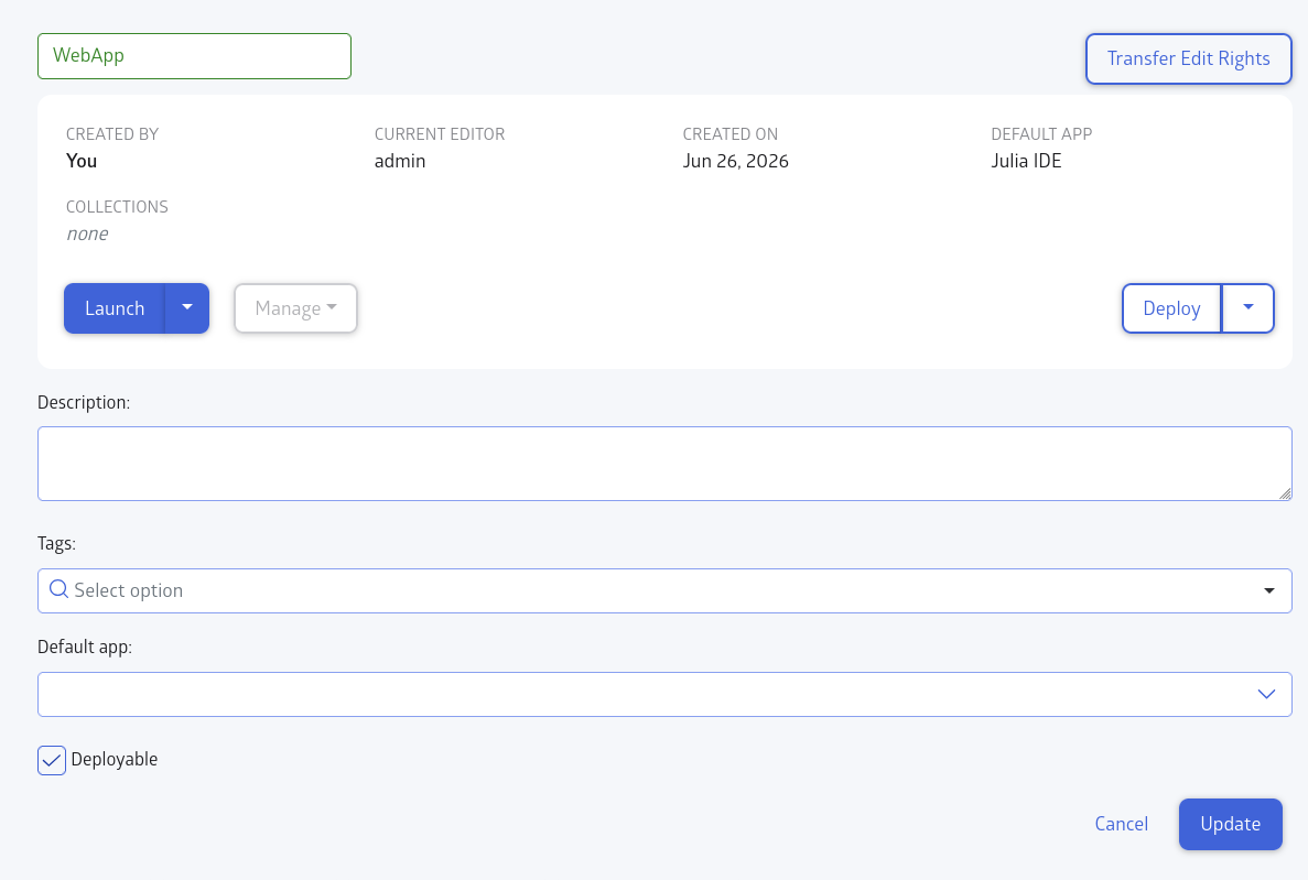 convert deployment