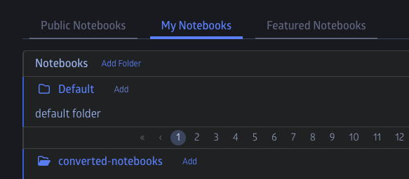 add notebook