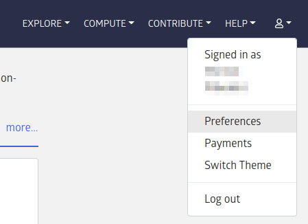 Open Preferences Page