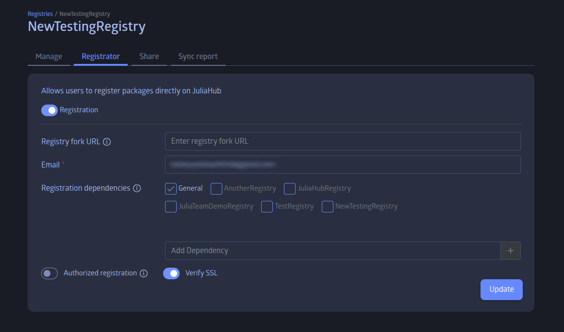 GitHub app registrator setup
