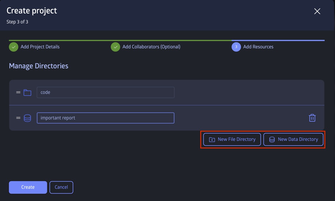 Create Directory